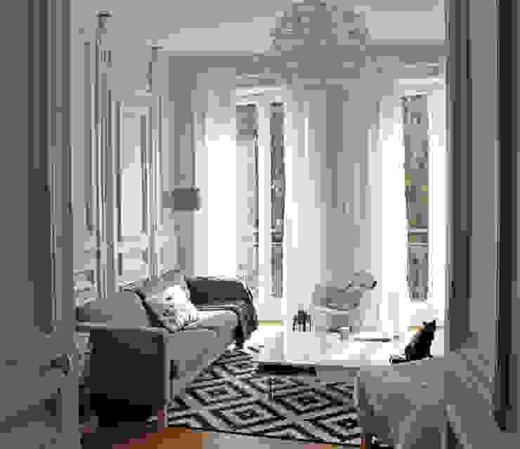 Appartement Scandinave & Français, Matin de Mai Matin de Mai Scandinavian style living room
