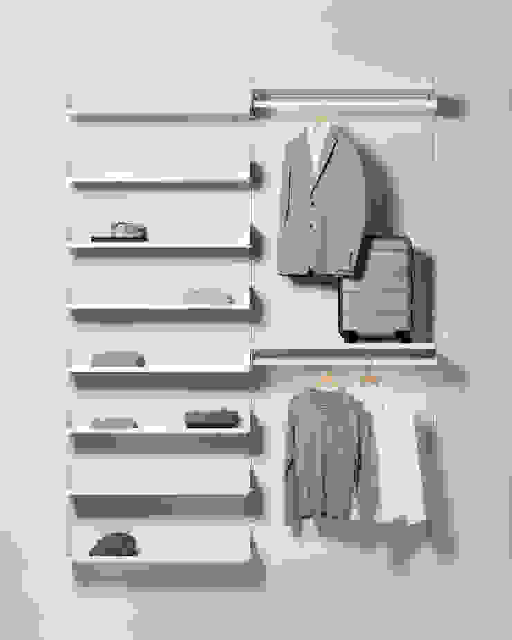 FLOATING SHELVING_OPEN DRESSROOM SOLUTION, THE THING FACTORY THE THING FACTORY Modern Dressing Room Wardrobes & drawers