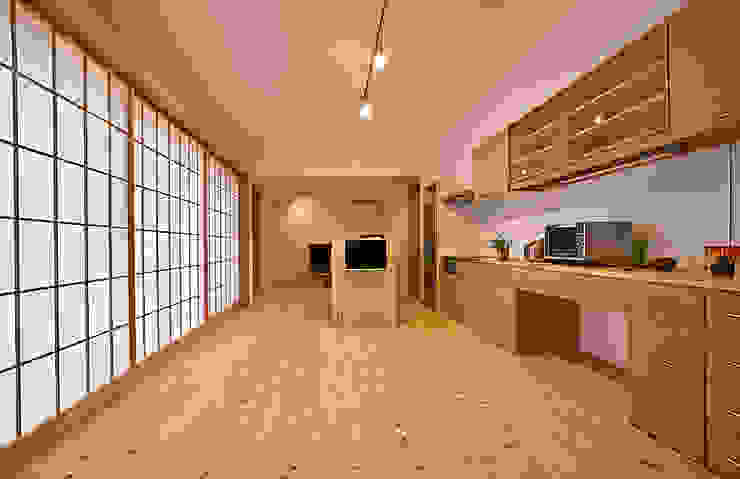 野口修アーキテクツアトリエ Salas de estar ecléticas