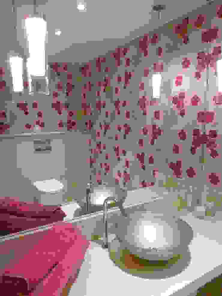 Floral Cloakroom Rachel Angel Design Badezimmer