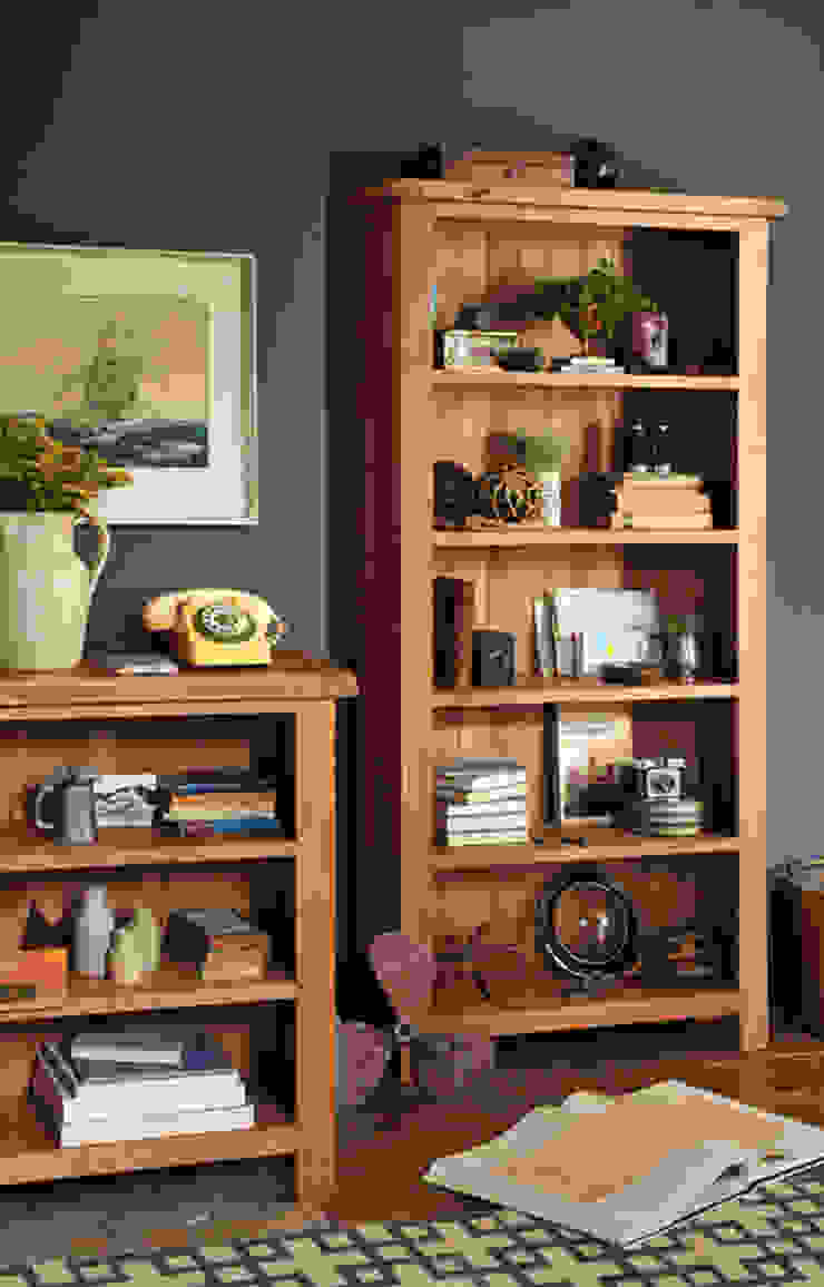Lyon Oak Large Bookcase 5 Shelves The Cotswold Company Wohnzimmer im Landhausstil Regale
