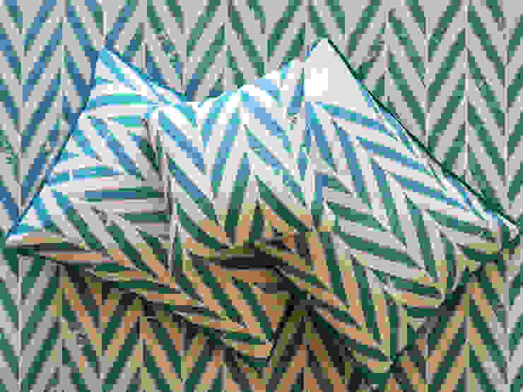 ZIGZAG printed linen bedding by Lovely Home Idea LOVELY HOME IDEA ห้องนอนสิ่งทอ