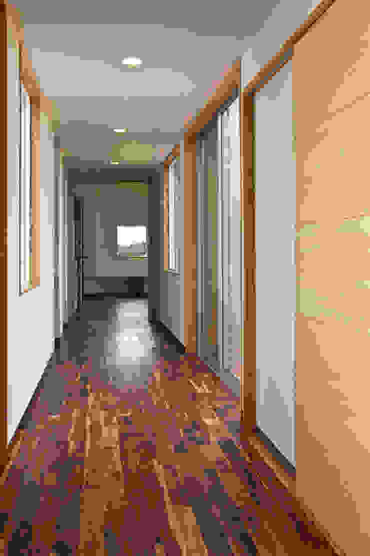 天体望遠鏡のある家, tai_tai STUDIO tai_tai STUDIO Modern corridor, hallway & stairs