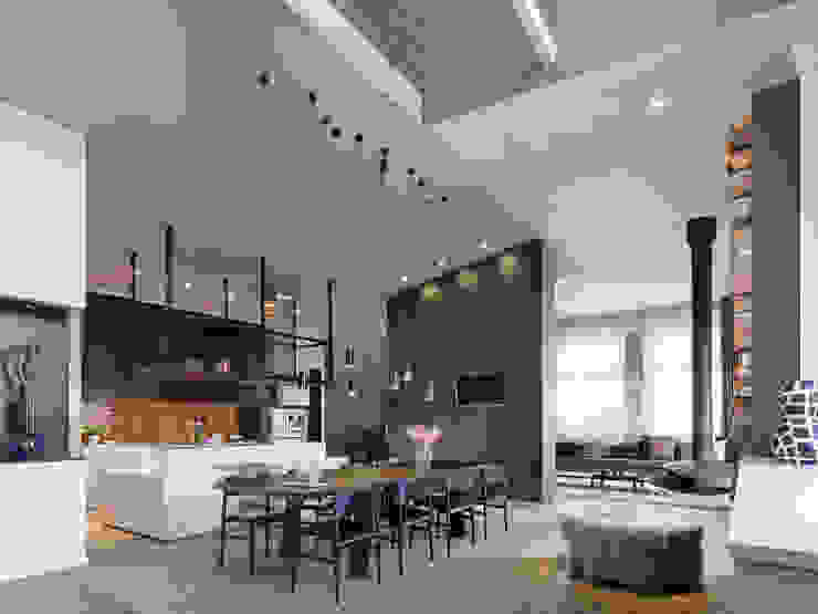 Loft ESN, Ippolito Fleitz Group – Identity Architects Ippolito Fleitz Group – Identity Architects Moderne eetkamers