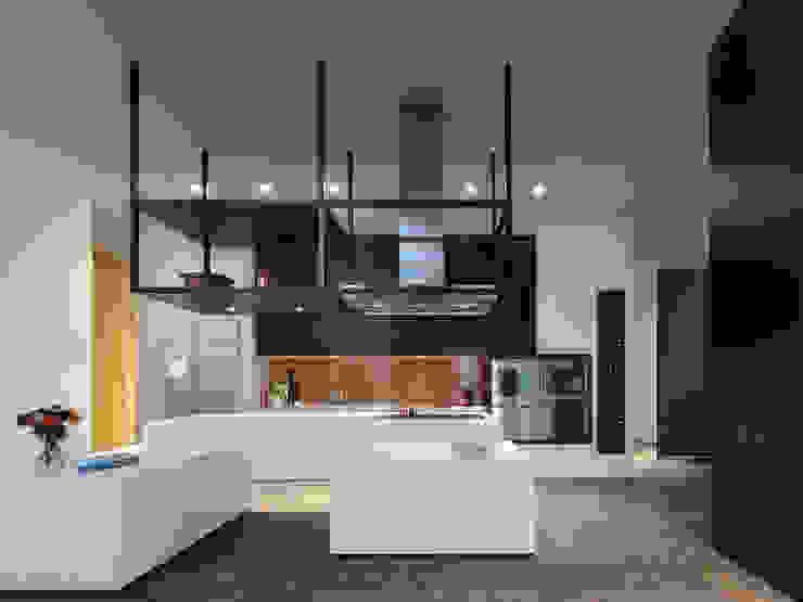 Loft ESN, Ippolito Fleitz Group – Identity Architects Ippolito Fleitz Group – Identity Architects Modern Kitchen