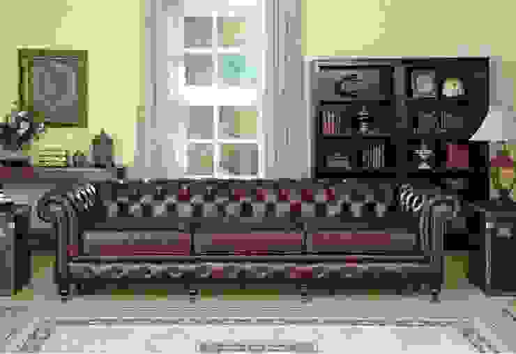 Vintage Design Living Room with Chesterfield Sofa by Locus Habitat homify