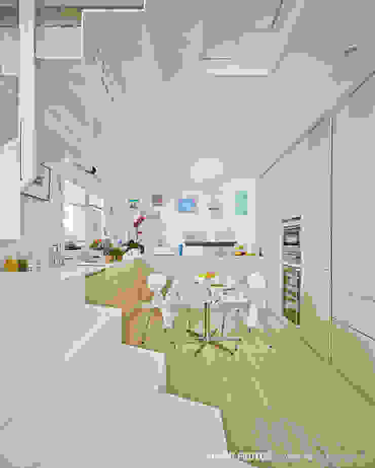 Manuel Ocaña Architecture and Thought Production Office Eclectic style dining room