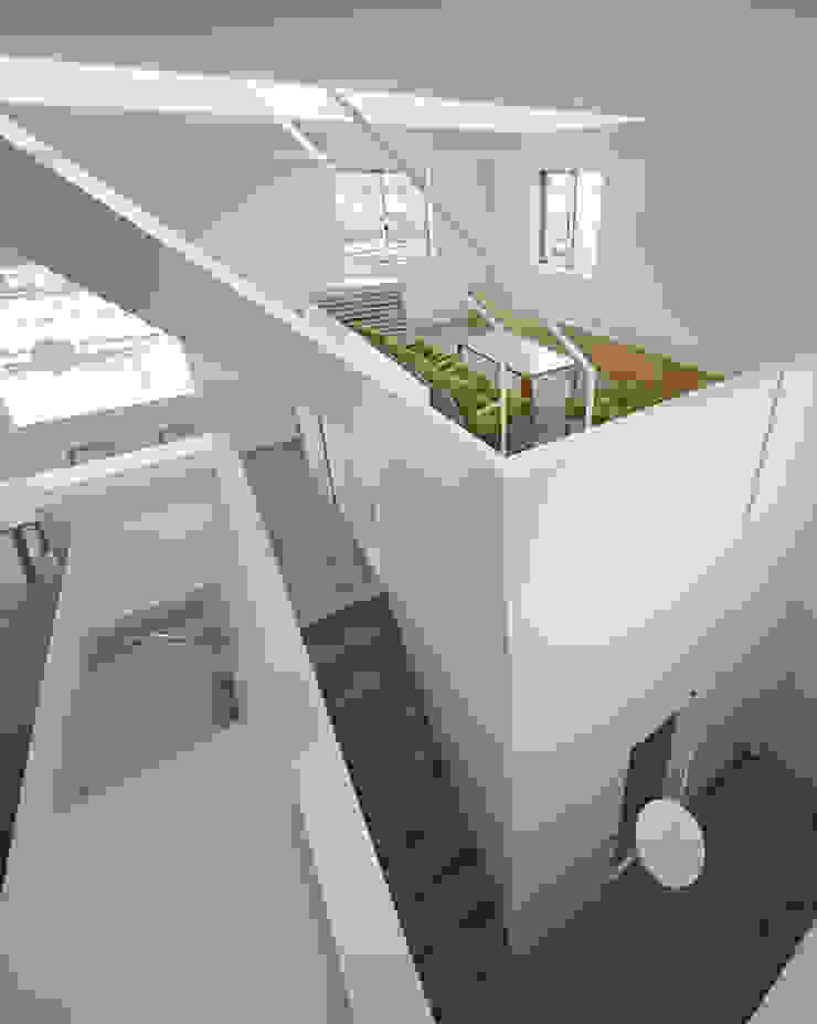 曙橋の家, アソトシヒロデザインオフィス/Toshihiro ASO Design Office アソトシヒロデザインオフィス/Toshihiro ASO Design Office Nowoczesny salon