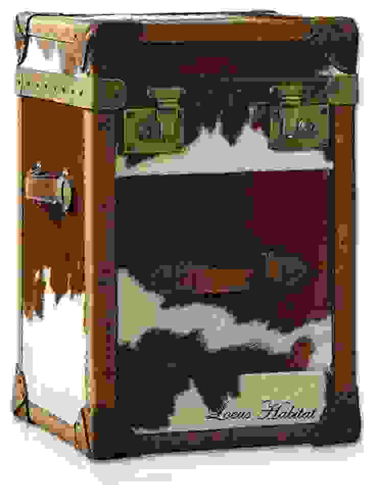 Leather Storage Trunks Locus Habitat Classic style living room Storage