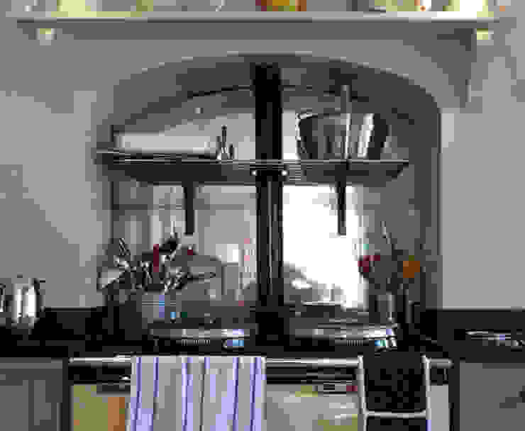Antique mirror glass aga splashback Mirrorworks, The Antique Mirror Glass Company Kitchen