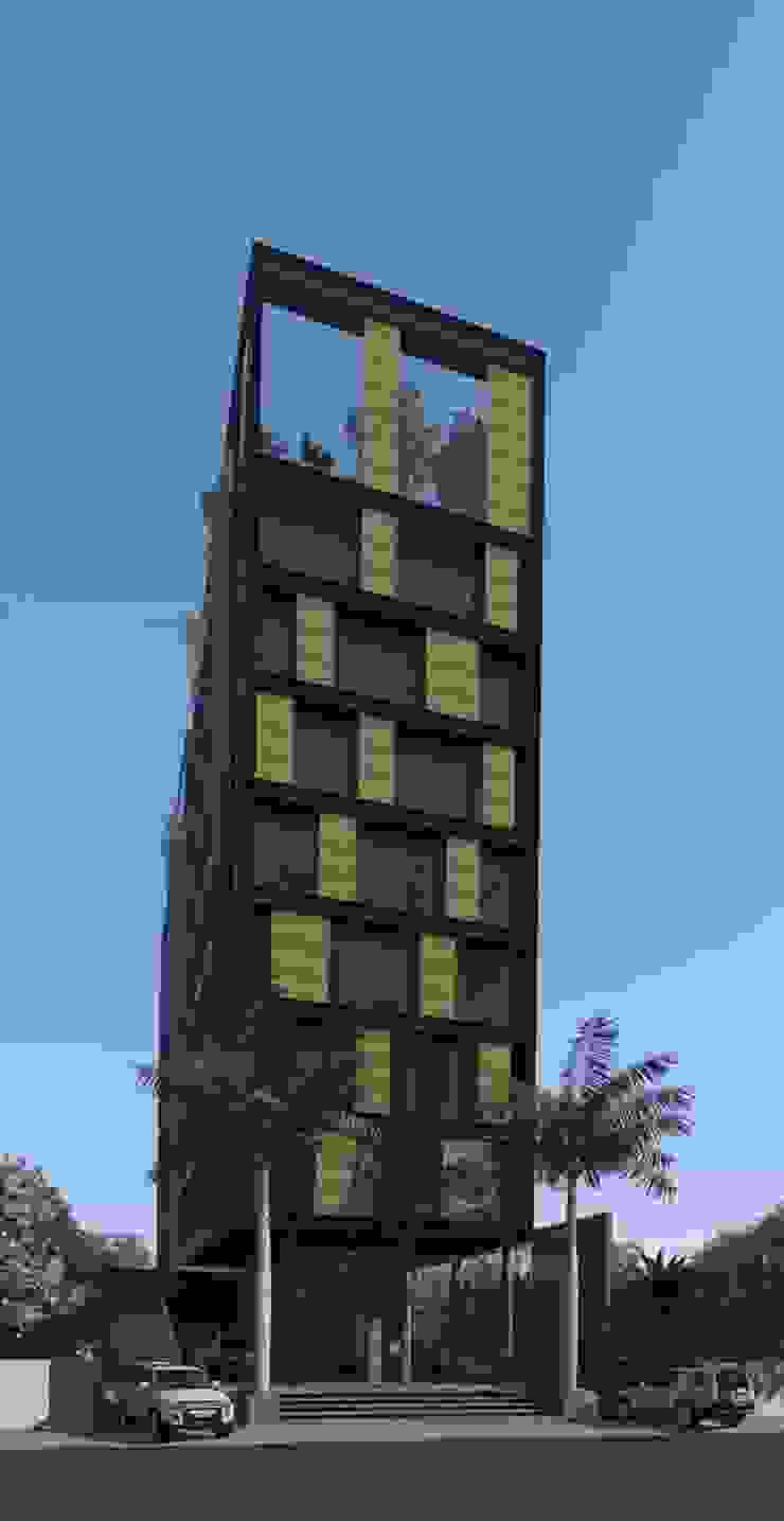 Edificio Comercial Edifícios comerciais minimalistas por ZAAV Arquitetura Minimalista