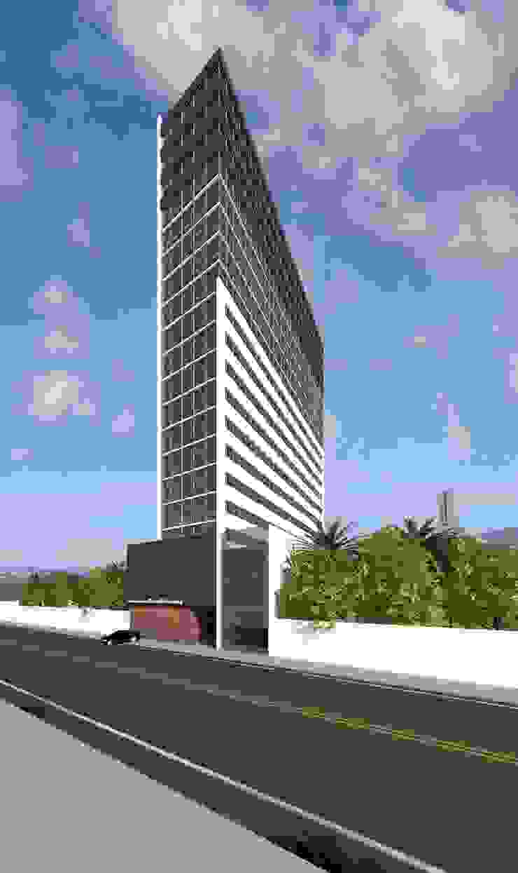 Edificio Comercial Edifícios comerciais minimalistas por ZAAV Arquitetura Minimalista
