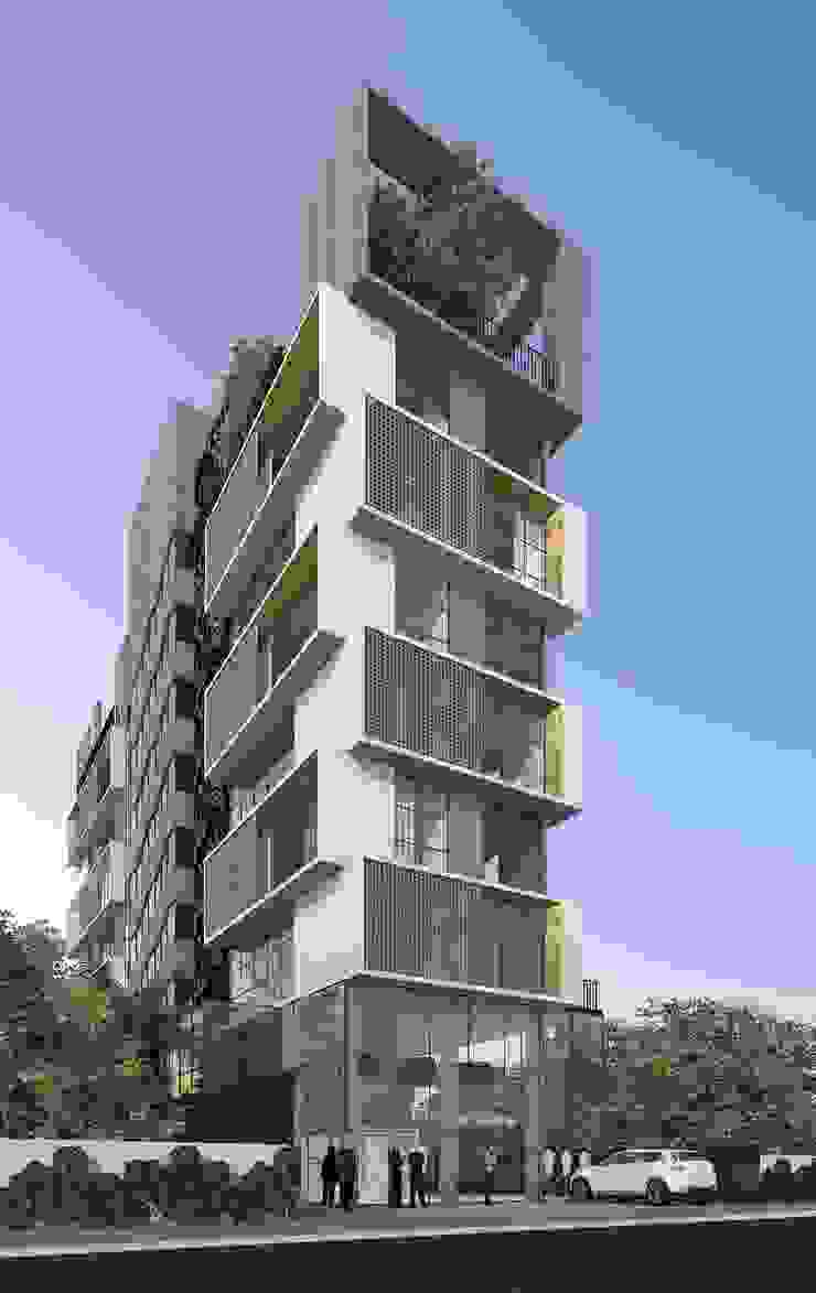 Edificio Comercial Edifícios comerciais minimalistas por ZAAV Arquitetura Minimalista