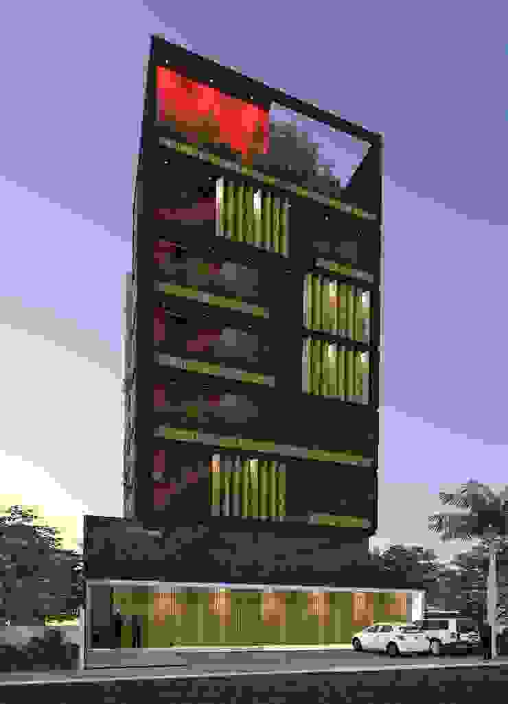 Edificio Comercial Edifícios comerciais minimalistas por ZAAV Arquitetura Minimalista