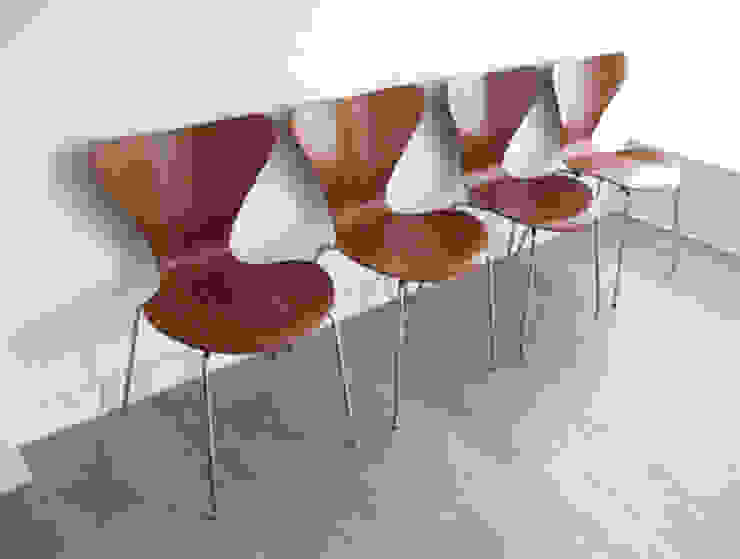 1960s '3107' teak chairs by Arne Jacobsen for Fritz Hansen Funky Junky 다이닝 룸의자 & 벤치