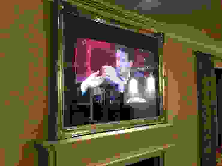 Traditional Framed Mirror TV Designer Vision and Sound Sala multimedialeElettronica