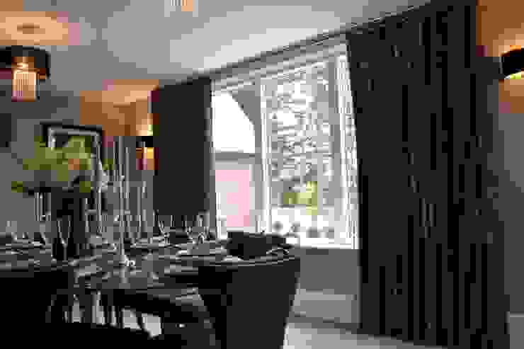 Modern Grey Fabric for a Modern Dining Room International Soft Furnishers Modern Dining Room