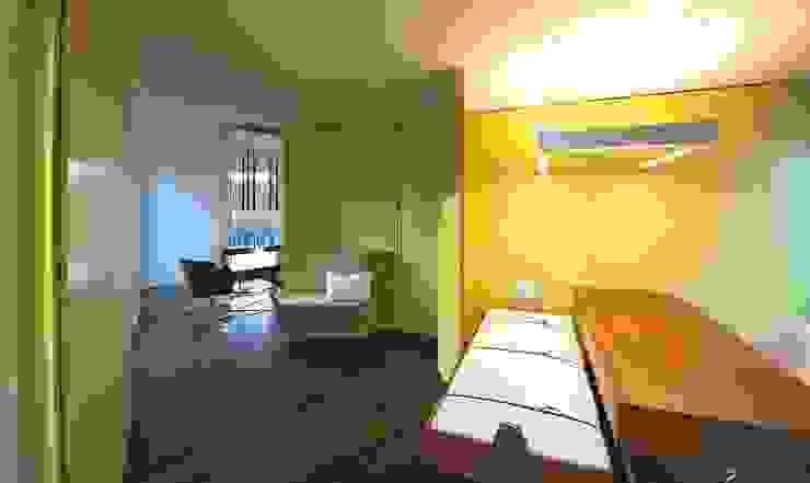 die wände in ihrer wandelbarkeit 3rdskin architecture gmbh Ausgefallener Flur, Diele & Treppenhaus