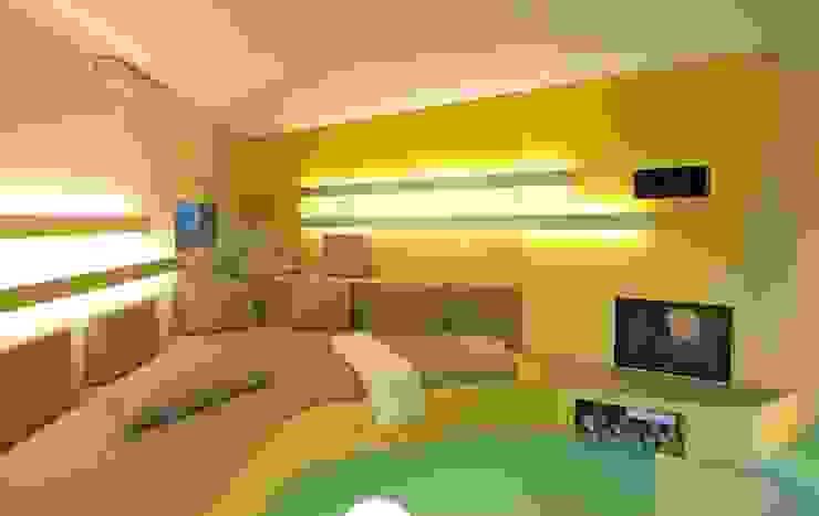 lounge 3rdskin architecture gmbh Ausgefallene Wohnzimmer