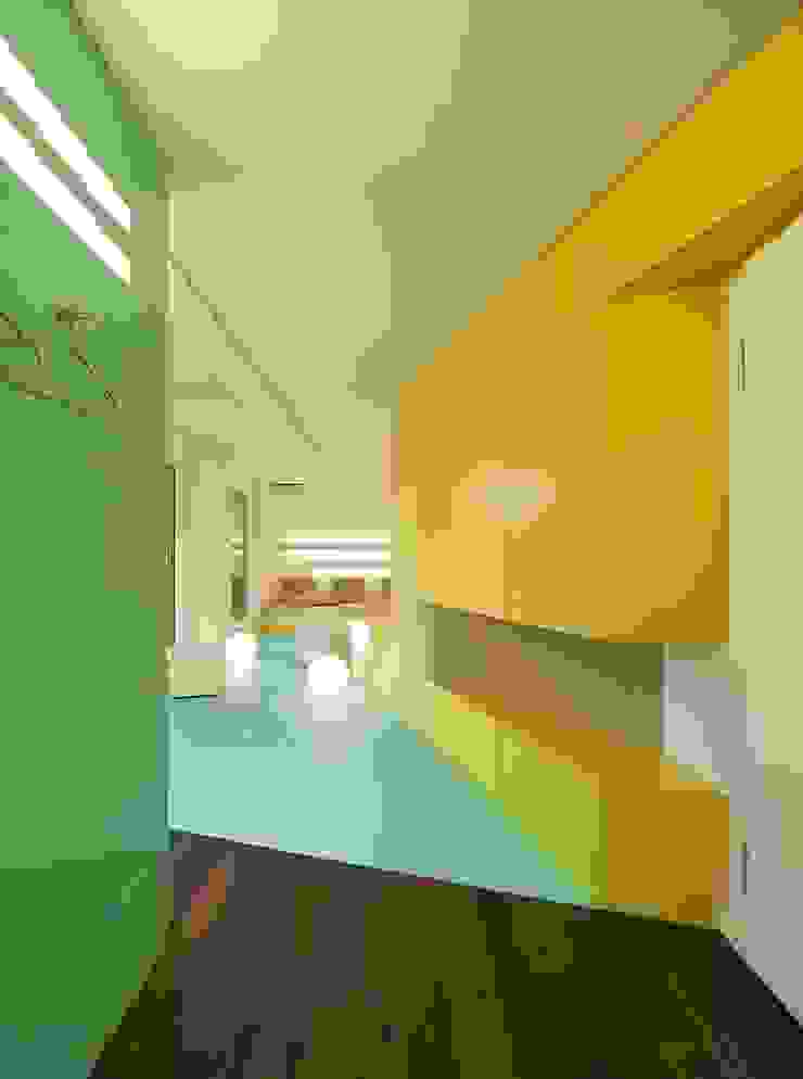 vorraum 3rdskin architecture gmbh Ausgefallener Flur, Diele & Treppenhaus