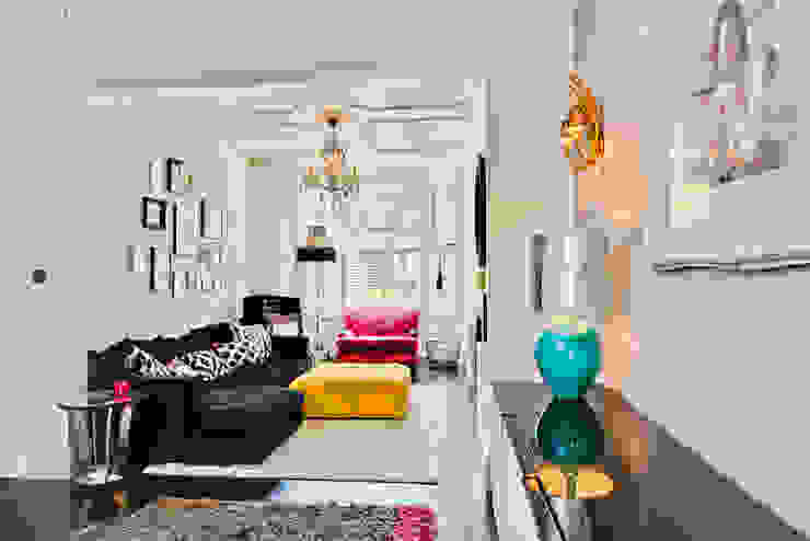 Queens Park House Salas de estar ecléticas por Honeybee Interiors Eclético