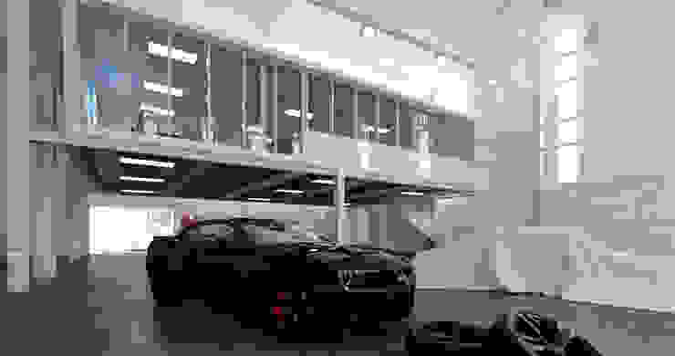 Klasyczny garaż od arquitecto9.com Klasyczny