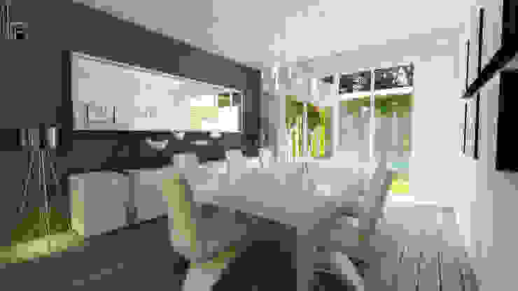 Klasyczna jadalnia od arquitecto9.com Klasyczny