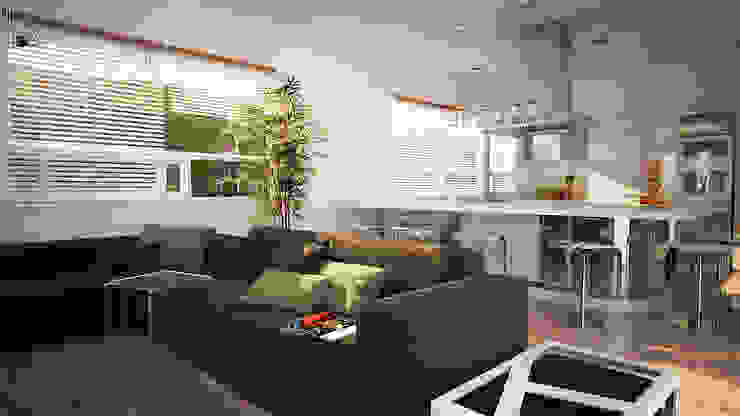 Klasyczny salon od arquitecto9.com Klasyczny