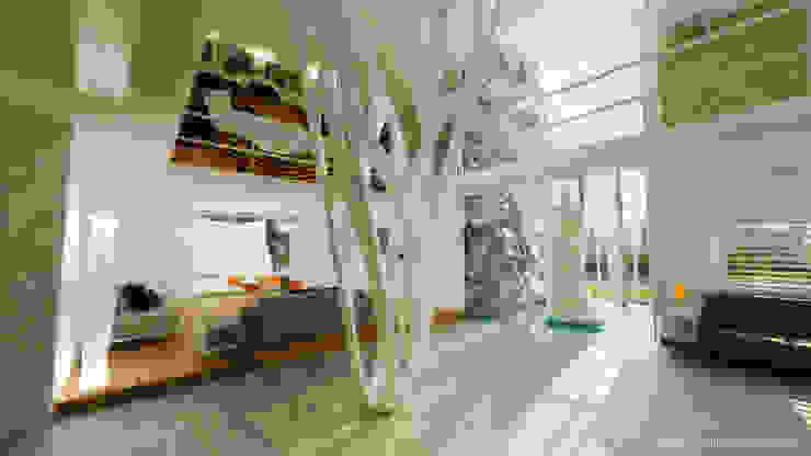 Klasyczny salon od arquitecto9.com Klasyczny