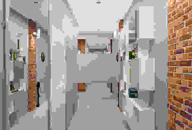 homify Minimalist corridor, hallway & stairs