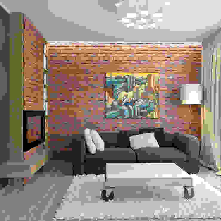 Новая жизнь для однокомнатной хрущевки, PlatFORM PlatFORM Scandinavian style living room