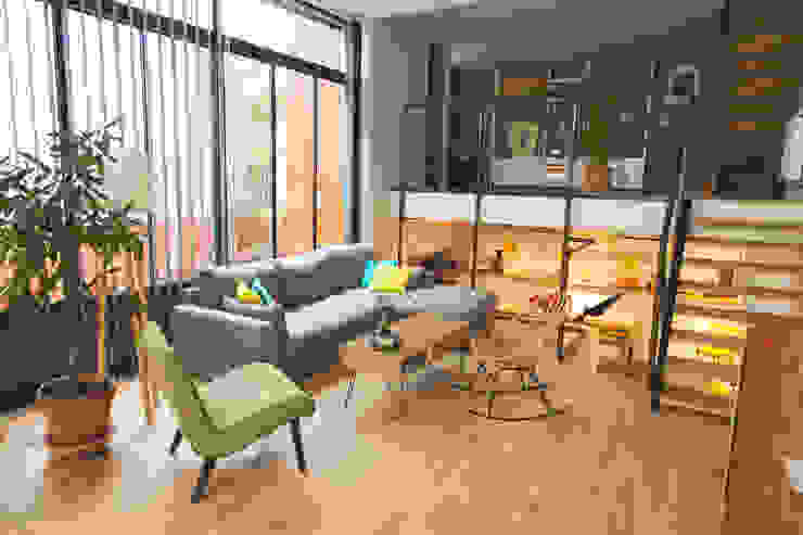 Salas de estar industriais por Lise Compain Industrial