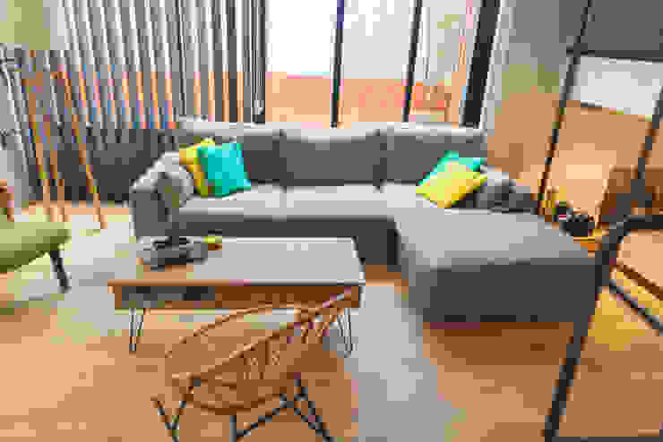 Salas de estar industriais por Lise Compain Industrial