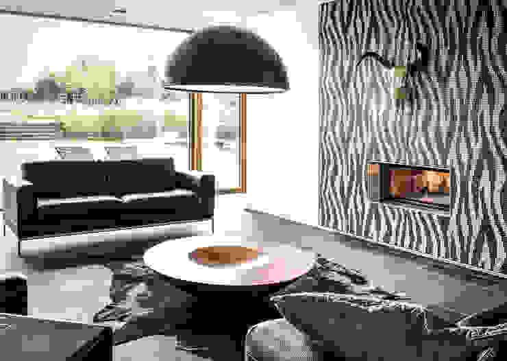 Freistehendes modernes Passivhaus, Maisons Loginter Maisons Loginter Modern living room