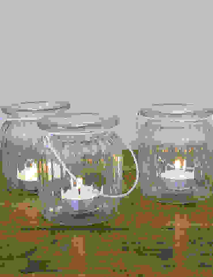 Glass Tea Light Jar homify Eklektyczne domy Akcesoria i dekoracje