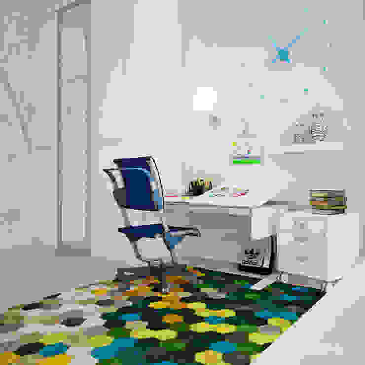 Quartos de criança minimalistas por izooom Minimalista