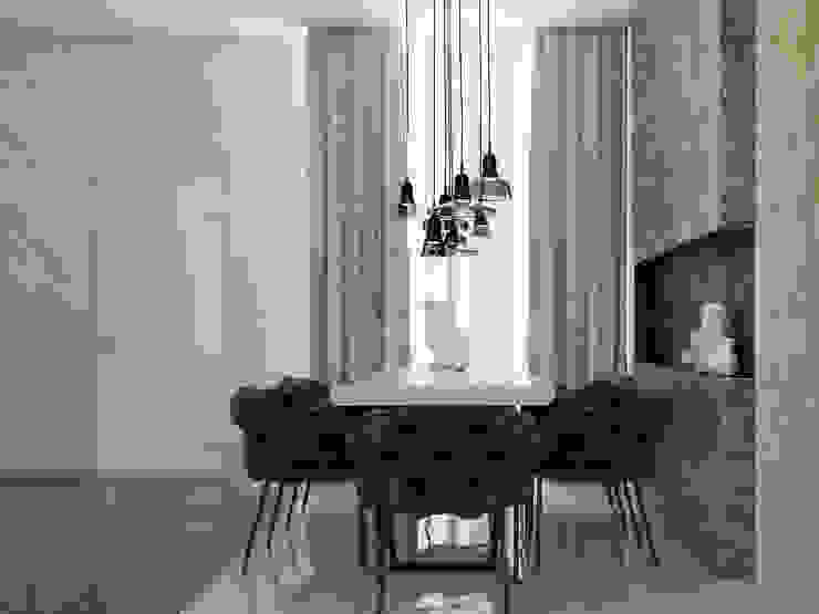 Fireplace apartment, Виталий Юров Виталий Юров Cozinhas minimalistas