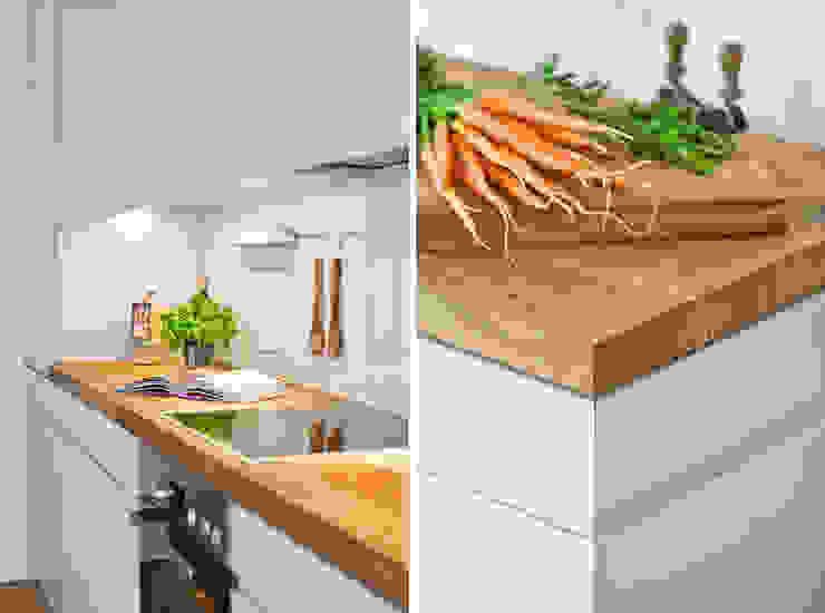Offene Kuche Mit Holzarbeitsplatte Von Lukas Palik Fotografie Homify
