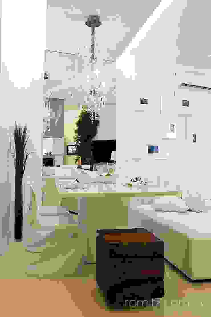 Sala de jantar do Loft do Futuro Salas de jantar minimalistas por Espaço do Traço arquitetura Minimalista