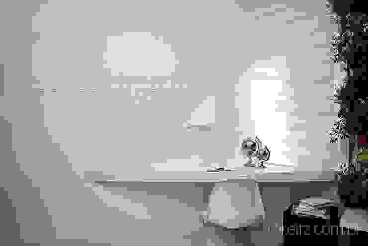Escritório do Loft do Futuro Espaços de trabalho minimalistas por Espaço do Traço arquitetura Minimalista