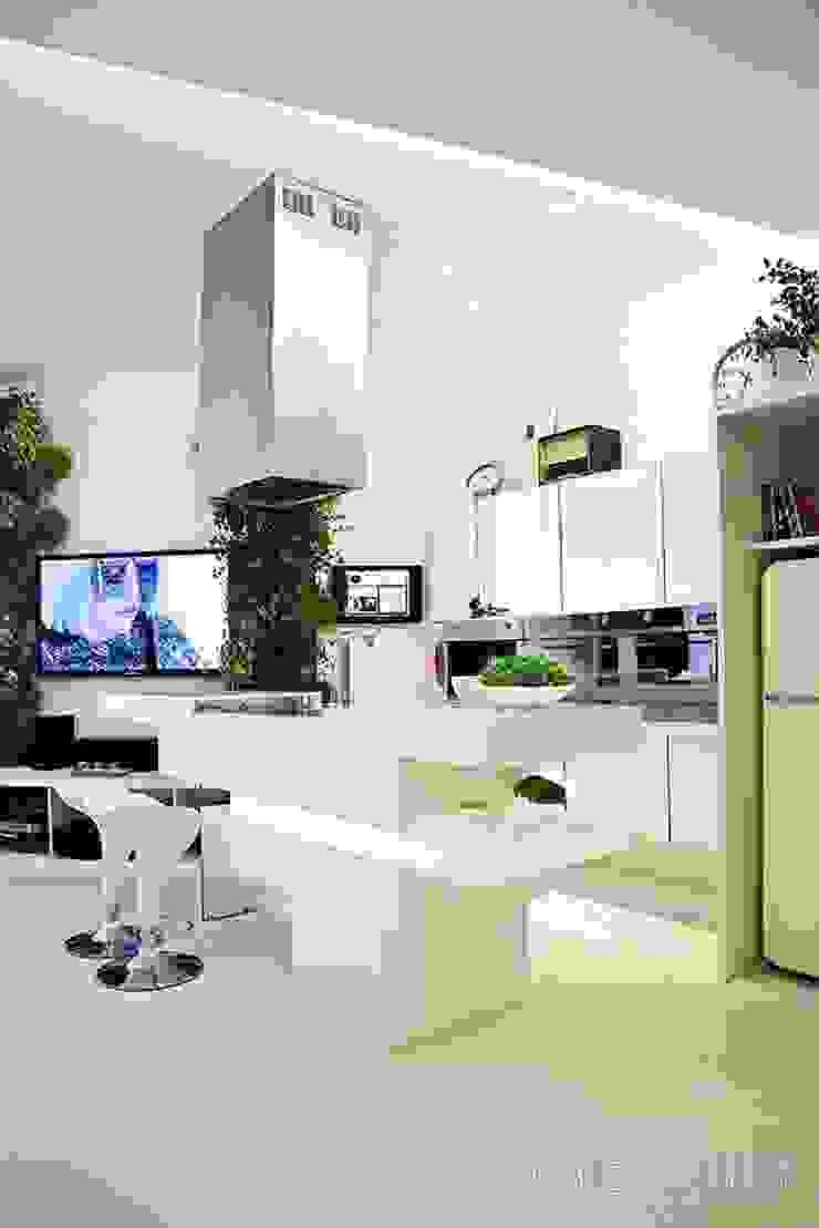 Cozinha do Loft do Futuro Cozinhas minimalistas por Espaço do Traço arquitetura Minimalista