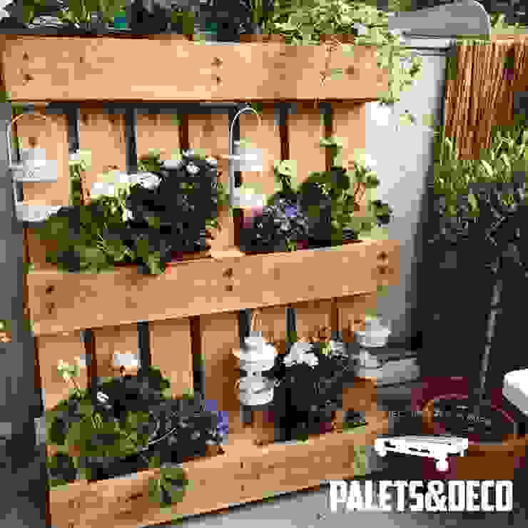 Palets&Deco, Palets&Deco Palets&Deco Rustic style garden Plant pots & vases