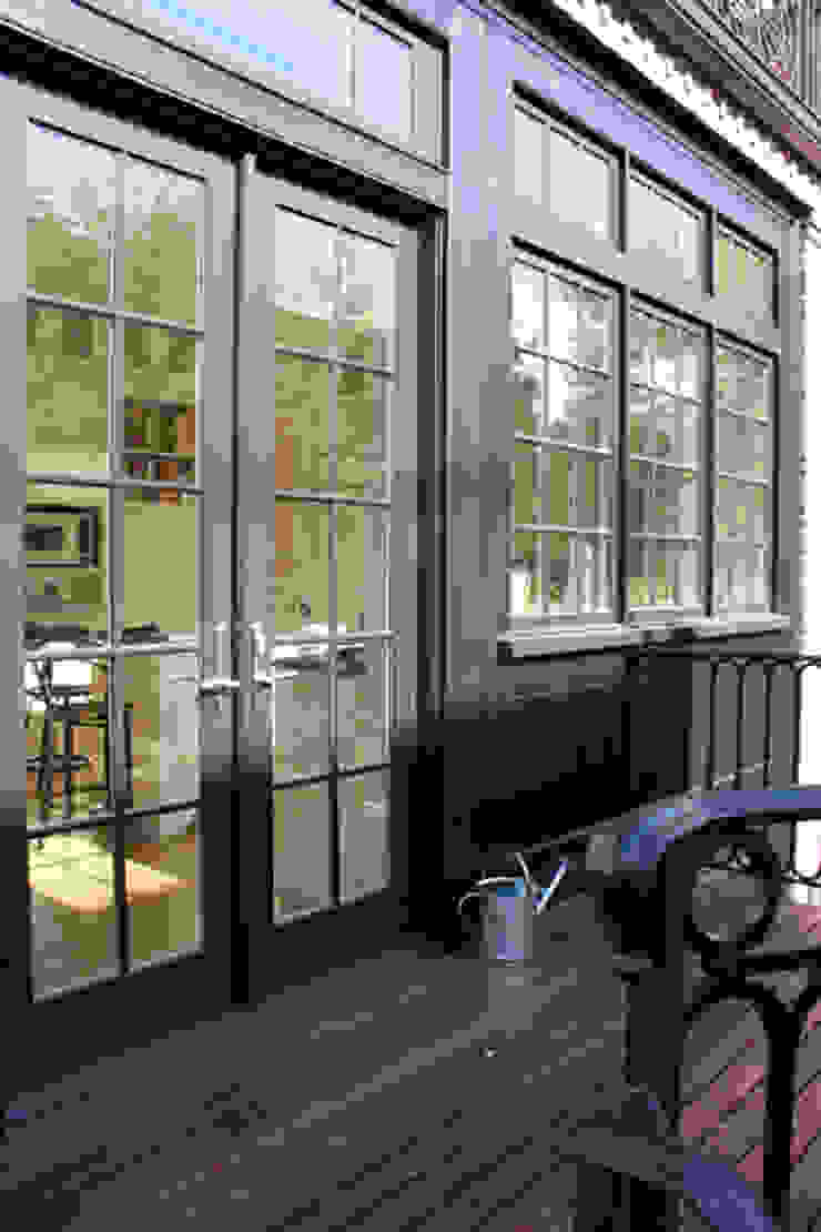 Brooklyn Heights Addition Ben Herzog Architect 식민지스타일 발코니, 베란다 & 테라스