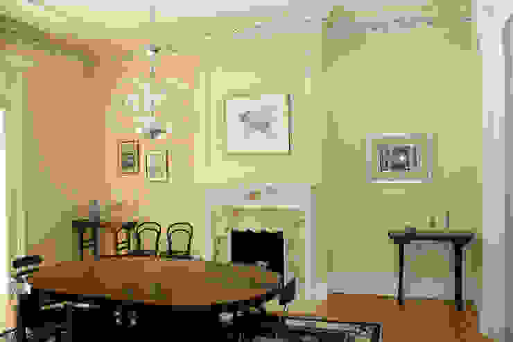 Brooklyn Heights Addition Ben Herzog Architect 식민지스타일 거실