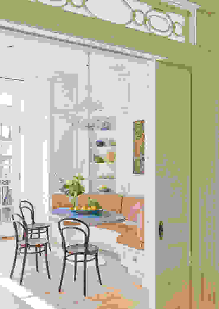 Brooklyn Heights Addition Ben Herzog Architect 식민지스타일 거실