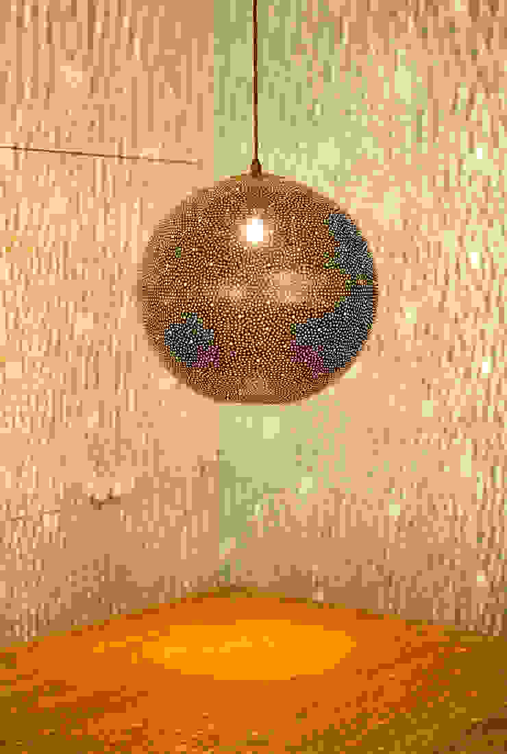 Rita 400 pendant - raw .. Eclectic style dining room Metal Lighting