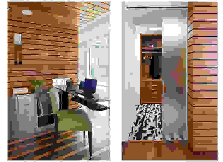 Study & closet Eisner Design Modern Study Room and Home Office
