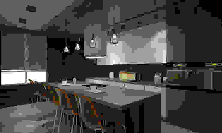 Room Краснодар Industrial style kitchen