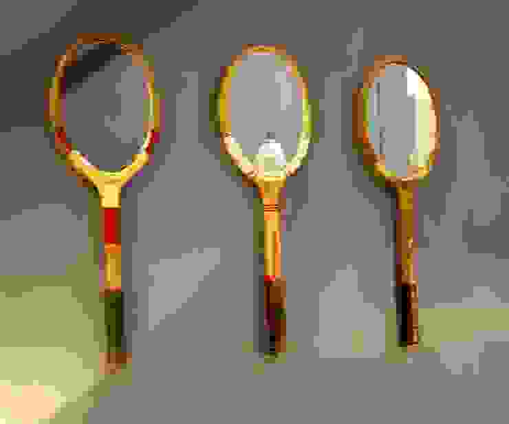 Upcycled Racket Mirrors Little Mill House Ausgefallene Schlafzimmer Accessoires und Dekoration