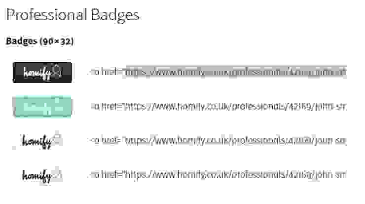 How do I integrate badges and widgets? homify UK